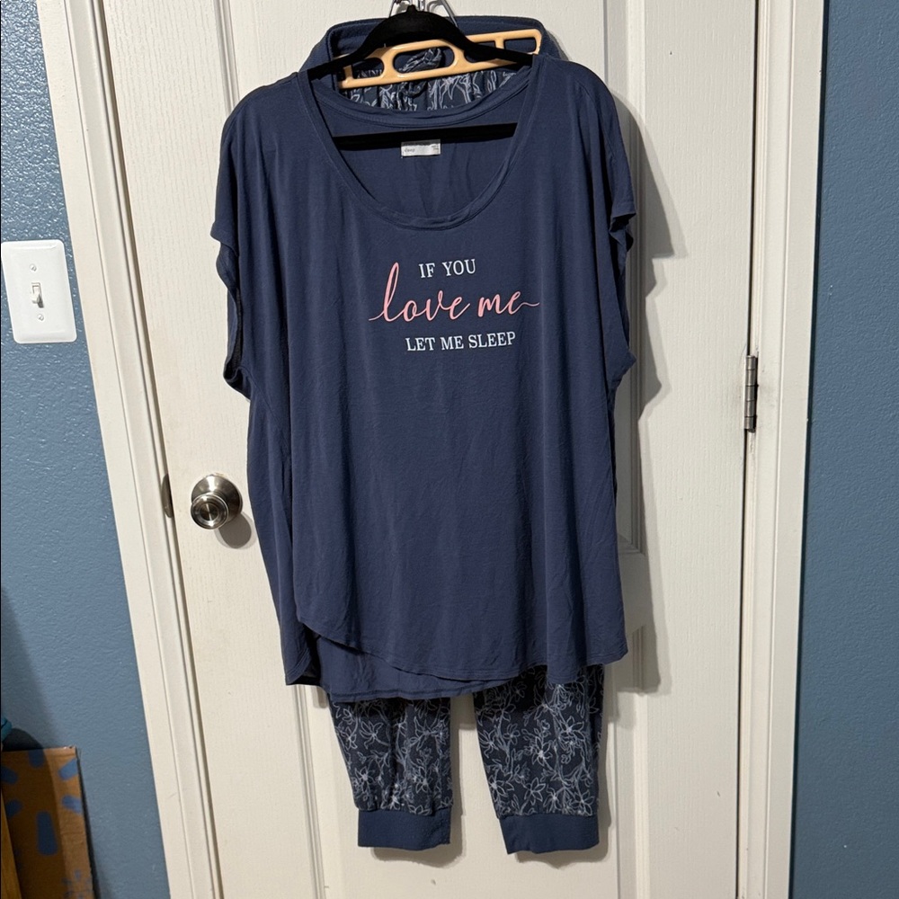 Maurice’s 3x Blue Pajama Set